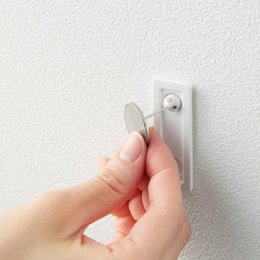 석고보드 벽 부착가능 모자 & 가방 벽걸이 후크 3개 세트