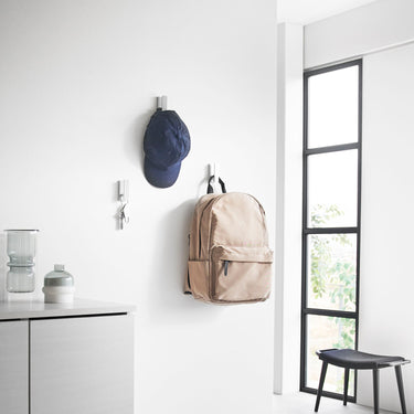 석고보드 벽 부착가능 모자 & 가방 벽걸이 후크 3개 세트