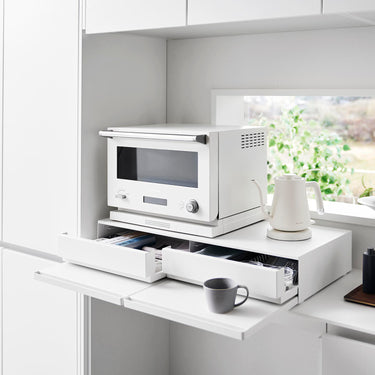 주방 가전 투웨이 서랍 & 슬라이드 스탠드형 제품 테이블 타워 W80