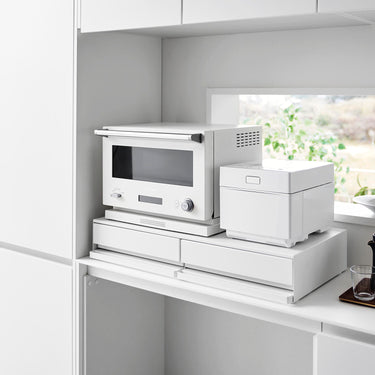 주방 가전 투웨이 서랍 & 슬라이드 스탠드형 제품 테이블 타워 W80