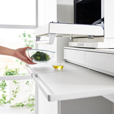 주방 가전 투웨이 서랍 & 슬라이드 스탠드형 제품 테이블 타워 W80