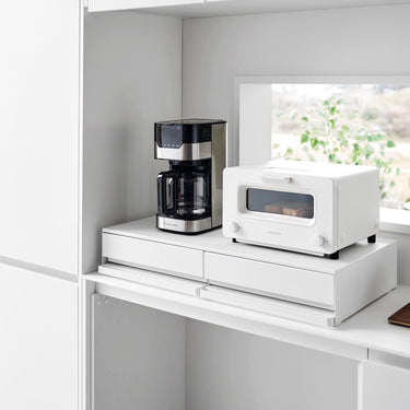 주방 가전 투웨이 서랍 & 슬라이드 스탠드형 제품 테이블 타워 W80