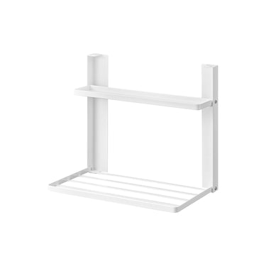 자석형 세탁기 옆 걸이형 접이식 2단수납 보관 타워