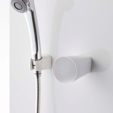 필름 부착형 세면대 선반밑 활용 마그넷 양치컵 타워