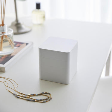 다용도 악세서리 스퀘어 4단수납함 타워