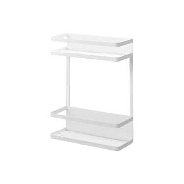 자석형 세탁기 옆 걸이형 수납 다용도 접이식 제품 2단선반 타워