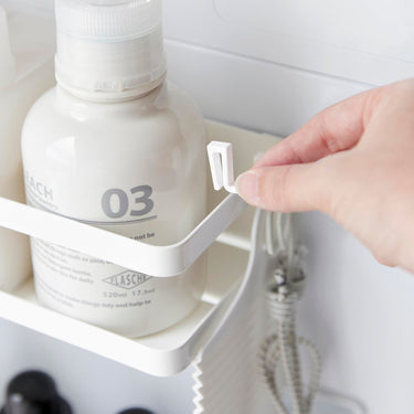 자석형 세탁기 옆 걸이형 수납 다용도 접이식 제품 2단선반 타워