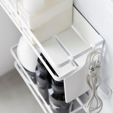 자석형 세탁기 옆 걸이형 수납 다용도 접이식 제품 2단선반 타워