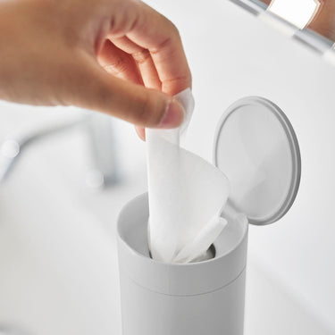 원통형 뚜껑 포함 티슈 케이스 타워