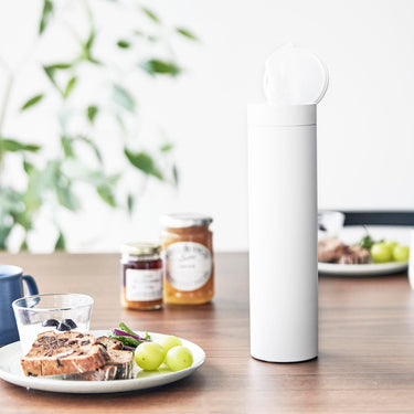 원통형 뚜껑 포함 티슈 케이스 타워