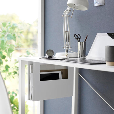 데스크 하단 A4 클리어 파일 & 태블릿 보관 홀더 타워