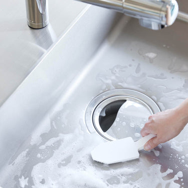 자석형 손잡이 세척 실리콘 스펀지 타워