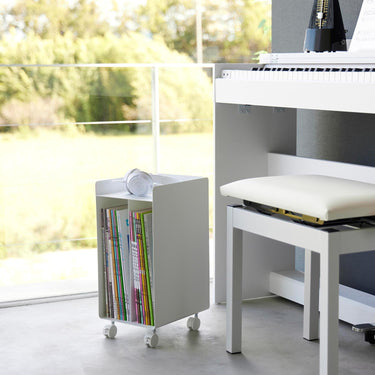 피아노 하단 이동식 악보정리 트롤리 타워