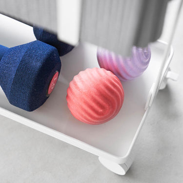 이동형 피트니스 용품 수납 선반 타워