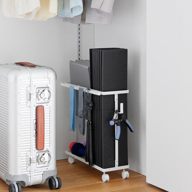 이동형 피트니스 용품 수납 선반 타워