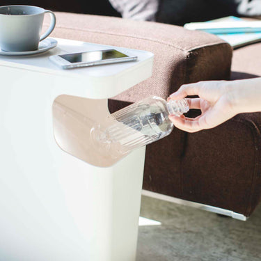 사이드 테이블 겸용 휴지통 타워