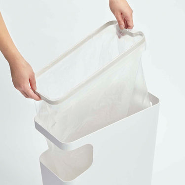 사이드 테이블 겸용 휴지통 타워