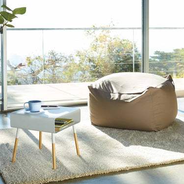 낮은 높이 사이드 수납 테이블 플레인