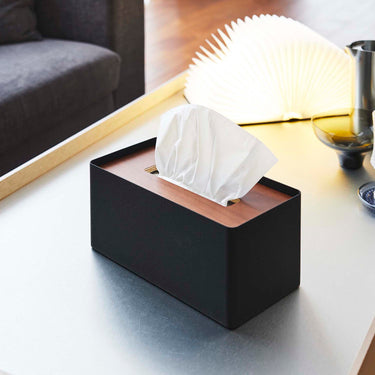 두꺼운 티슈 수납 가능 뚜껑 있는 휴지 케이스 린
