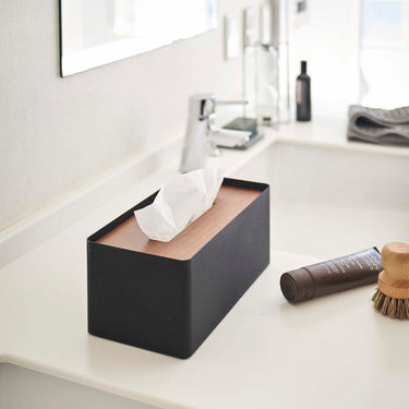 두꺼운 티슈 수납 가능 뚜껑 있는 휴지 케이스 린