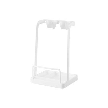 Tower Pot Lid And Immersion Blender Stand With Tray