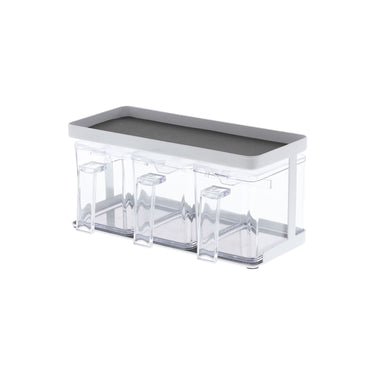 Tower Salt And Sugar Containers With Rack (3 Containers)