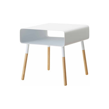 Plain Short Side Table with Storage