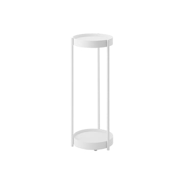 Tower Rolling Two-Tier Plant Stand