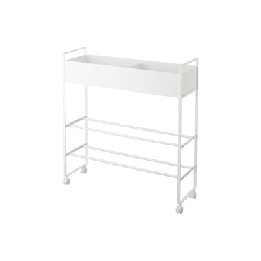 Tower Rolling Entryway Storage Shelf